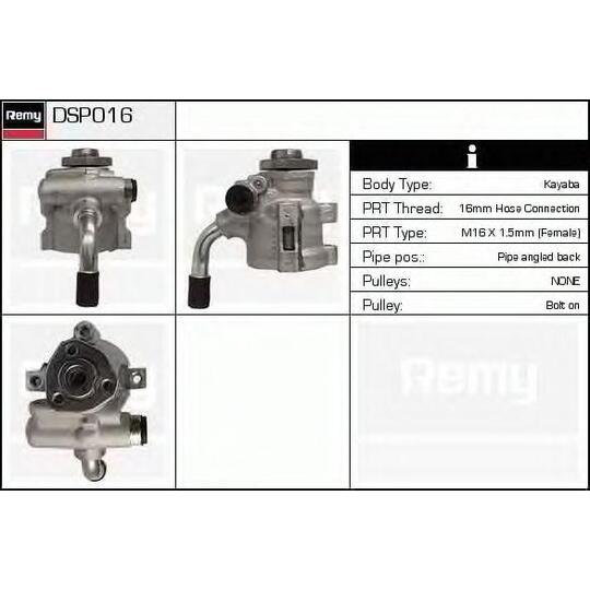 DSP016 - Hydraulic Pump, steering system 