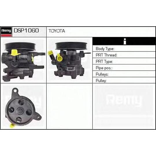 DSP1060 - Hydrauliikkapumppu, ohjaus 