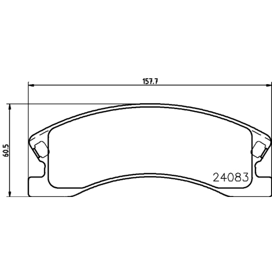 MDB2376 - Brake Pad Set, disc brake 