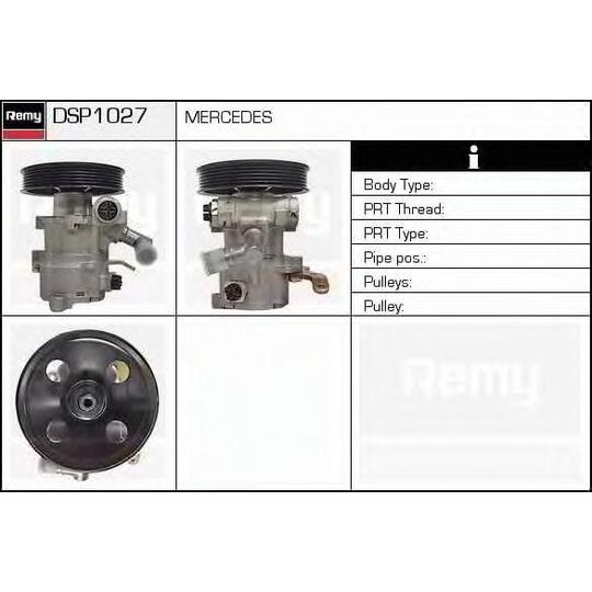 DSP1027 - Hydrauliikkapumppu, ohjaus 