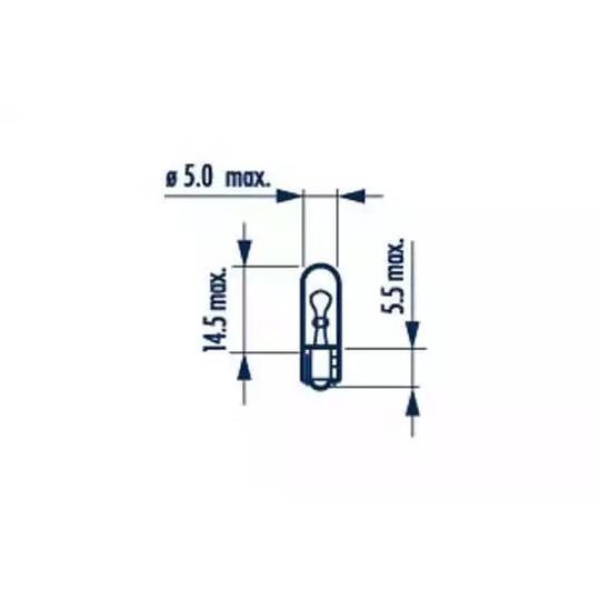 17073 - Bulb, auxiliary stop light 