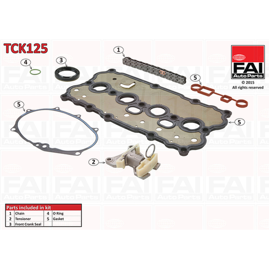 TCK125 - Timing Chain Kit 