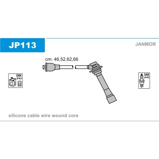 JP113 - Süütesüsteemikomplekt 