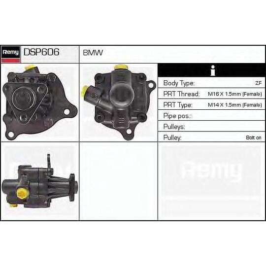 DSP606 - Hydraulic Pump, steering system 