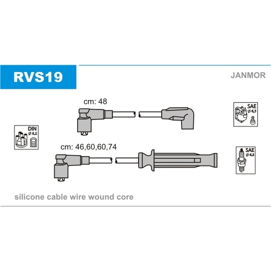 RVS19 - Ignition Cable Kit 