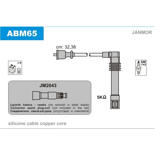 ABM65 - Ignition Cable Kit 