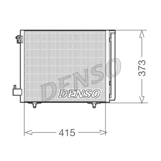 DCN07007 - Condenser, air conditioning 