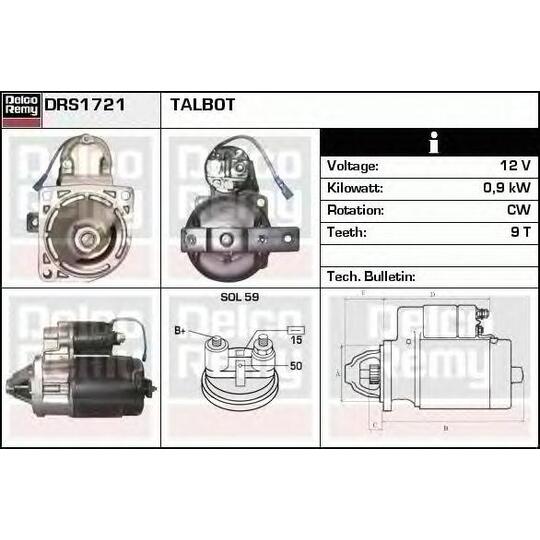 DRS1721 - Starter 