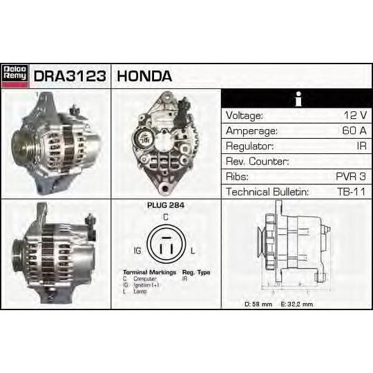 DRA3123 - Generaator 