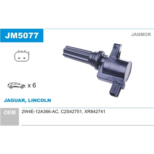 JM5077 - Ignition coil 