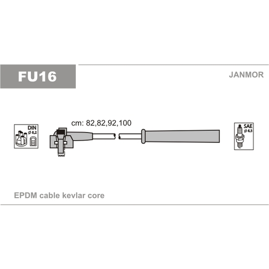 FU16 - Ignition Cable Kit 