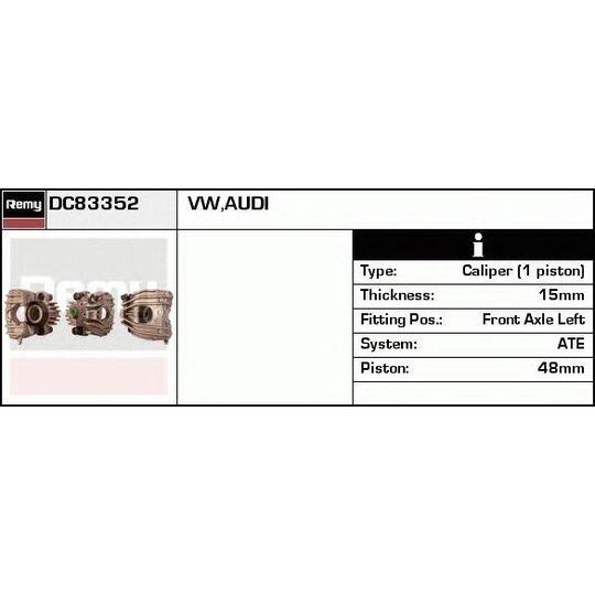 DC83352 - Brake Caliper 