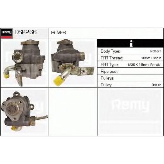 DSP266 - Hydraulic Pump, steering system 