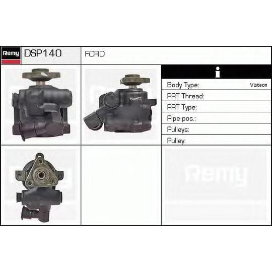 DSP140 - Hydrauliikkapumppu, ohjaus 