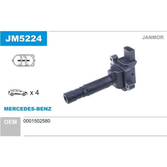 JM5224 - Ignition coil 