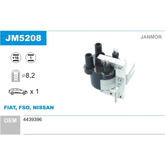JM5208 - Ignition coil 