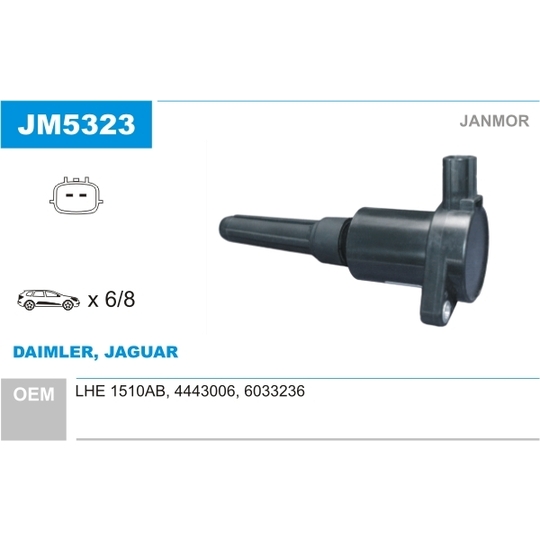 JM5323 - Ignition coil 