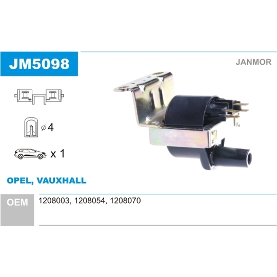 JM5098 - Ignition coil 