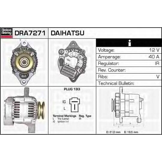 DRA7271 - Alternator 