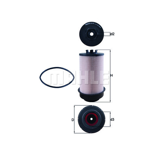 KX 181D - Fuel filter 