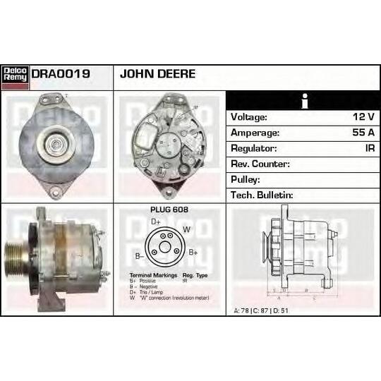 DRA0019 - Alternator 