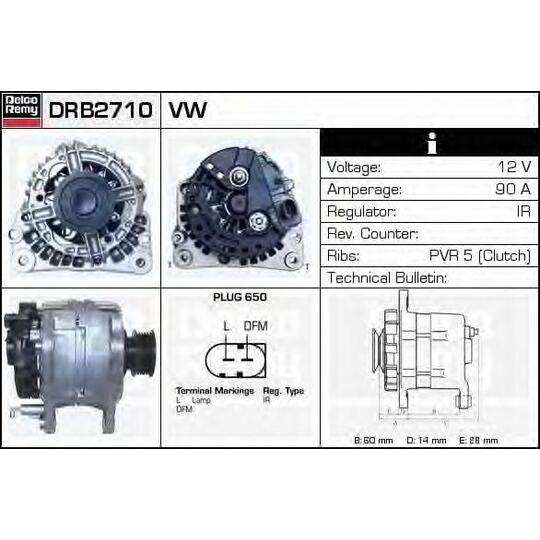 DRB2710 - Generaator 