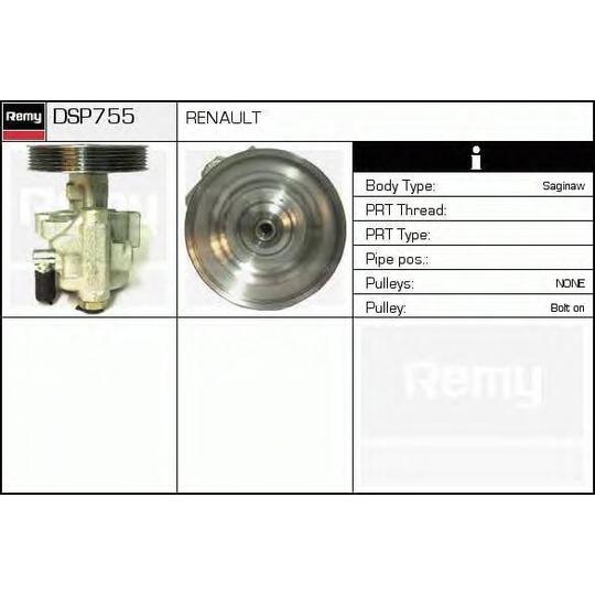 DSP755 - Hydraulic Pump, steering system 