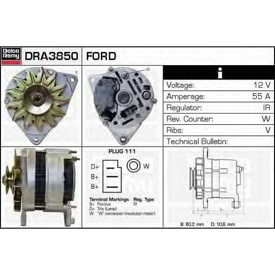 DRA3850 - Laturi 