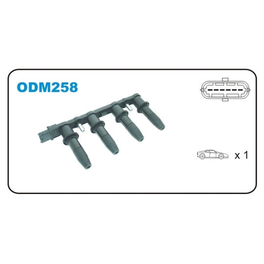 ODM258 - Ignition coil 