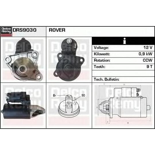 DRS9030 - Startmotor 