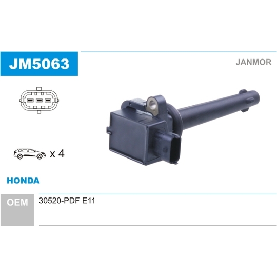 JM5063 - Ignition coil 