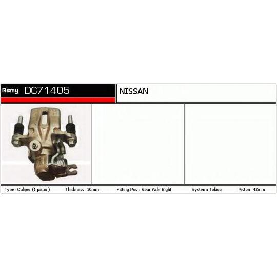 DC71405 - Brake Caliper 