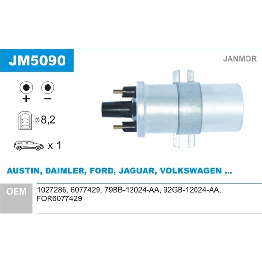 JM5090 - Ignition coil 