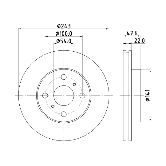 MDC719 - Brake Disc 