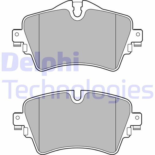 LP2717 - Brake Pad Set, disc brake 