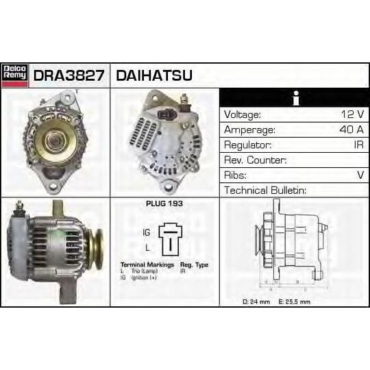 DRA3827 - Laturi 