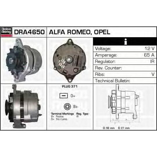 DRA4650 - Laturi 