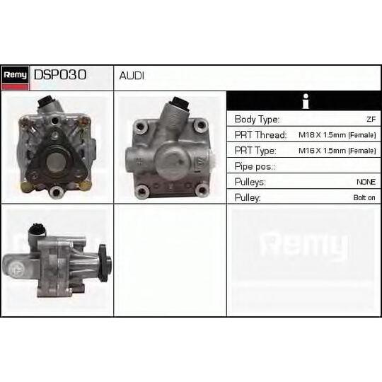 DSP030 - Hydraulic Pump, steering system 