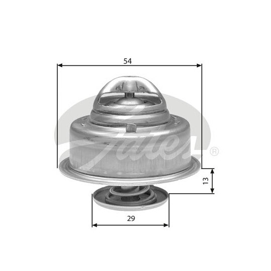 TH27592G1 - Thermostat, coolant 