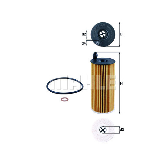 OX 404D - Oil filter 