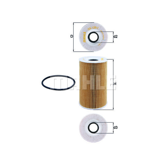 OX 128/1D - Oil filter 