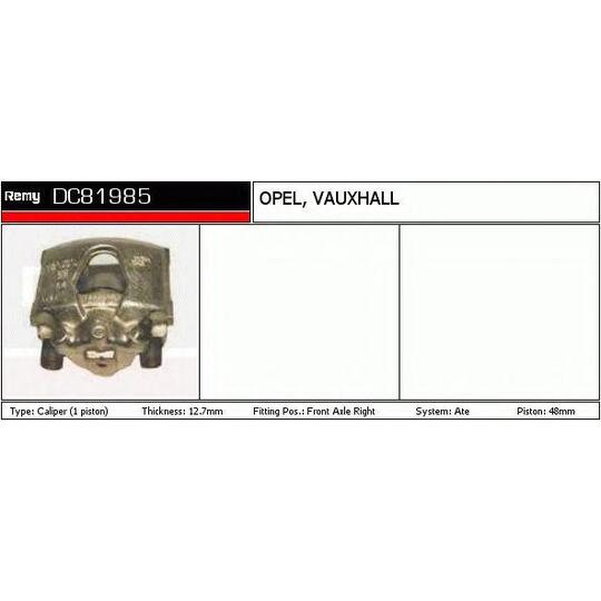 DC81985 - Brake Caliper 