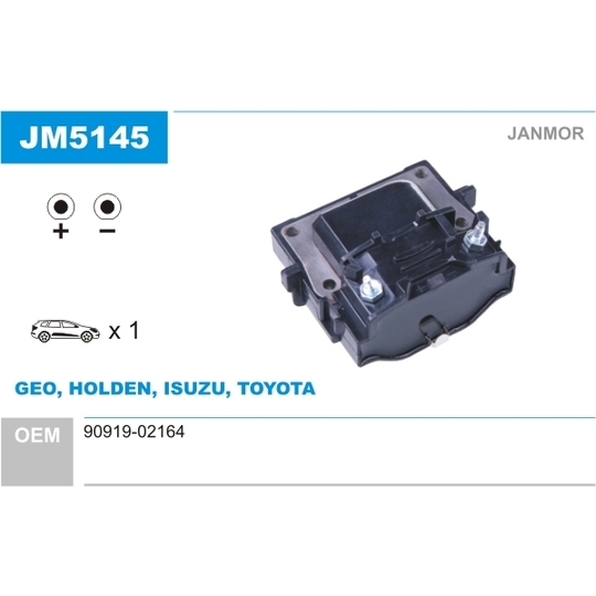 JM5145 - Ignition coil 