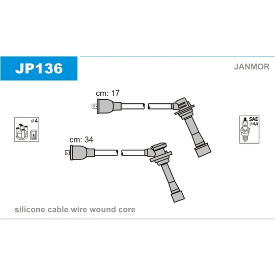 JP136 - Ignition Cable Kit 