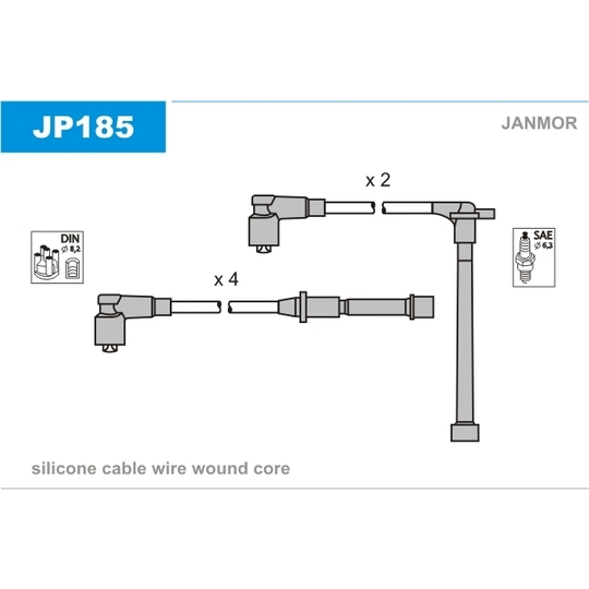 JP185 - Süütesüsteemikomplekt 