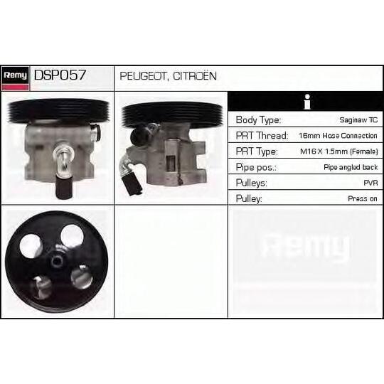 DSP057 - Hydraulic Pump, steering system 