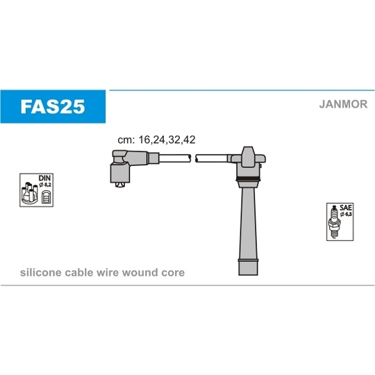 FAS25 - Ignition Cable Kit 