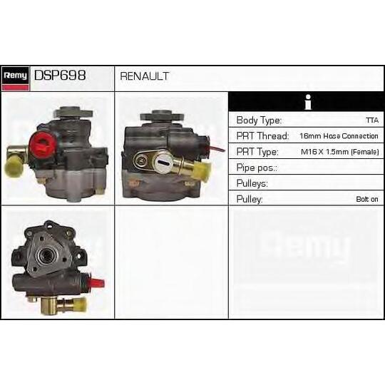 DSP698 - Hydraulic Pump, steering system 