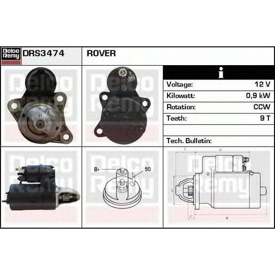 DRS3474 - Starter 