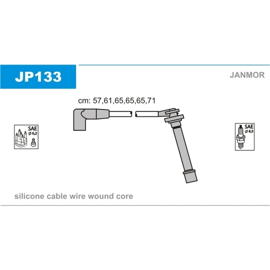 JP133 - Süütesüsteemikomplekt 
